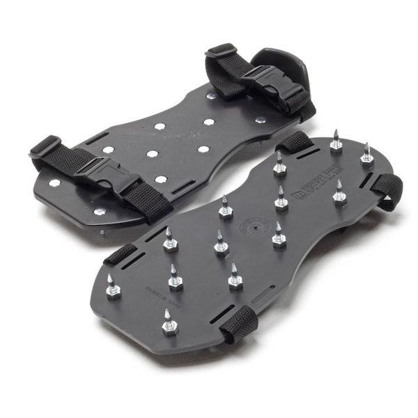 Black Poly Heavy Duty Spiked Shoes, 3/4 in Steel Spikes, PR